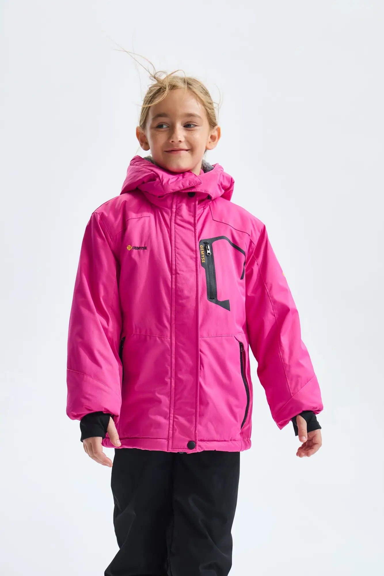 Gemyse Girl Insulated Snow Jacket for Winter 2024 GEMYSE