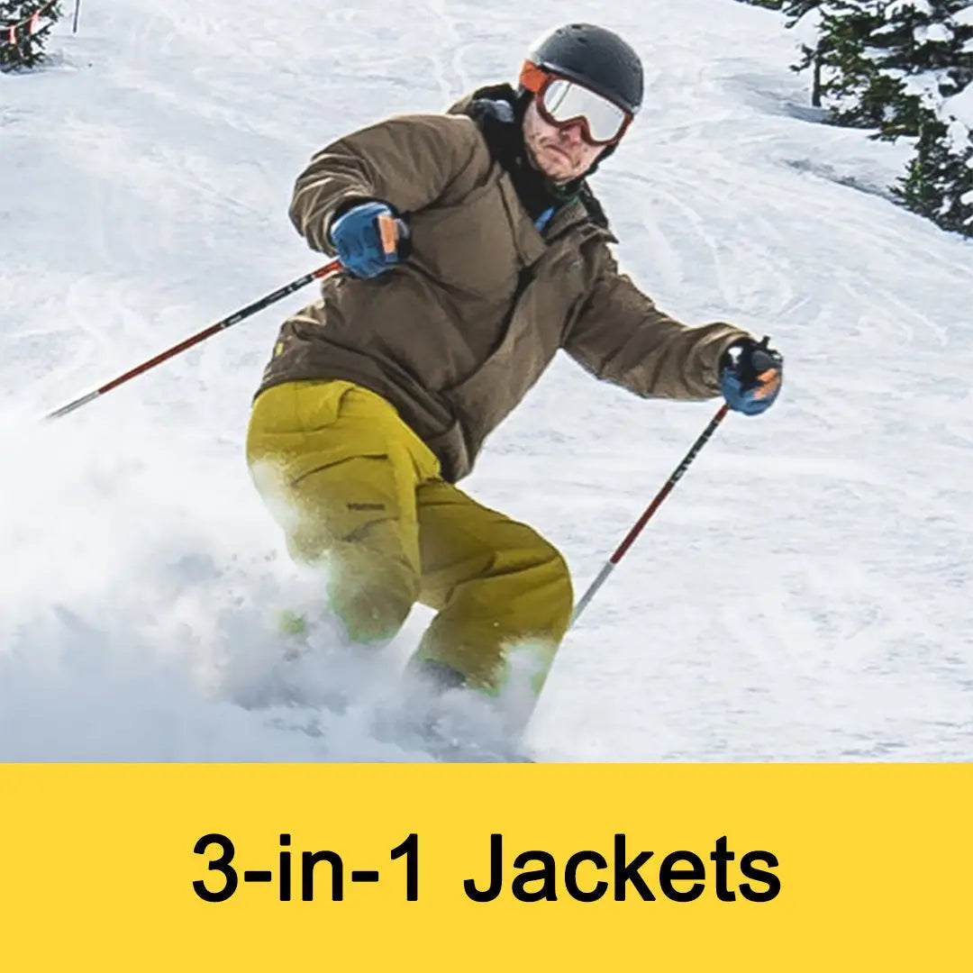 GEMYSE Men s Winter 3 in 1 Jackets for Versatile Comfort