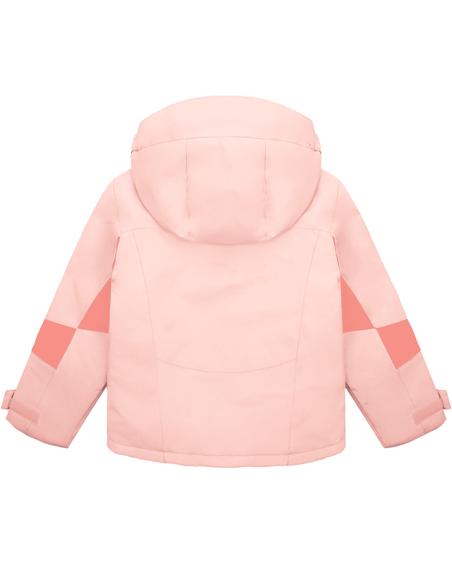 GEMYSE Girls Winter Jackets Waterproof Windpoof Ski Snow Jacket Warm Quilted Coats Kids Outerwear with Hood