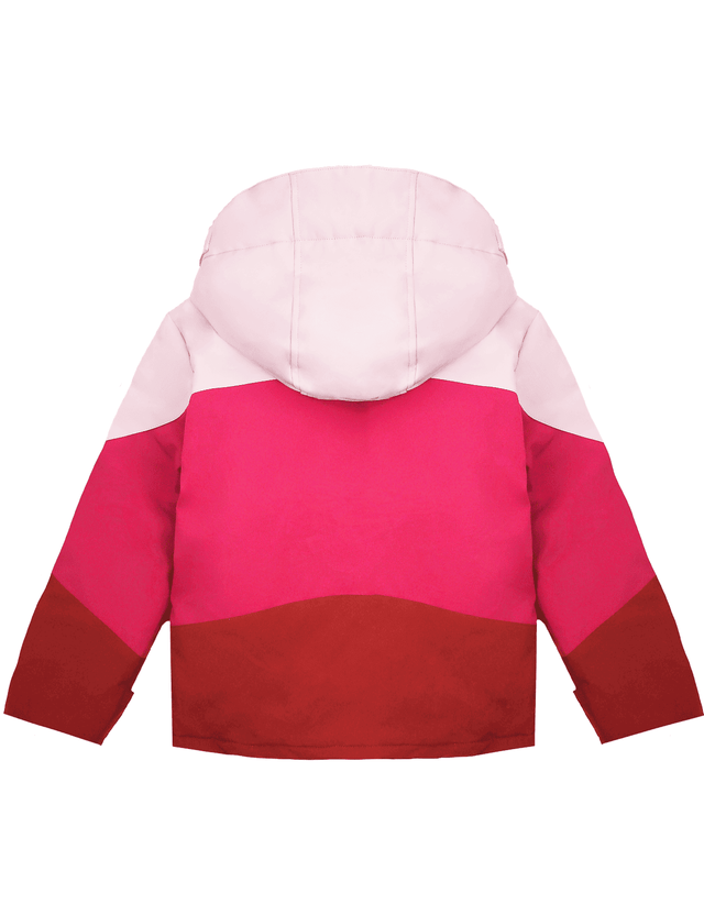 GEMYSE Girls Winter Coat Waterproof Windproof Girls Ski Jacket with Hood Kids Quilted Outerwear