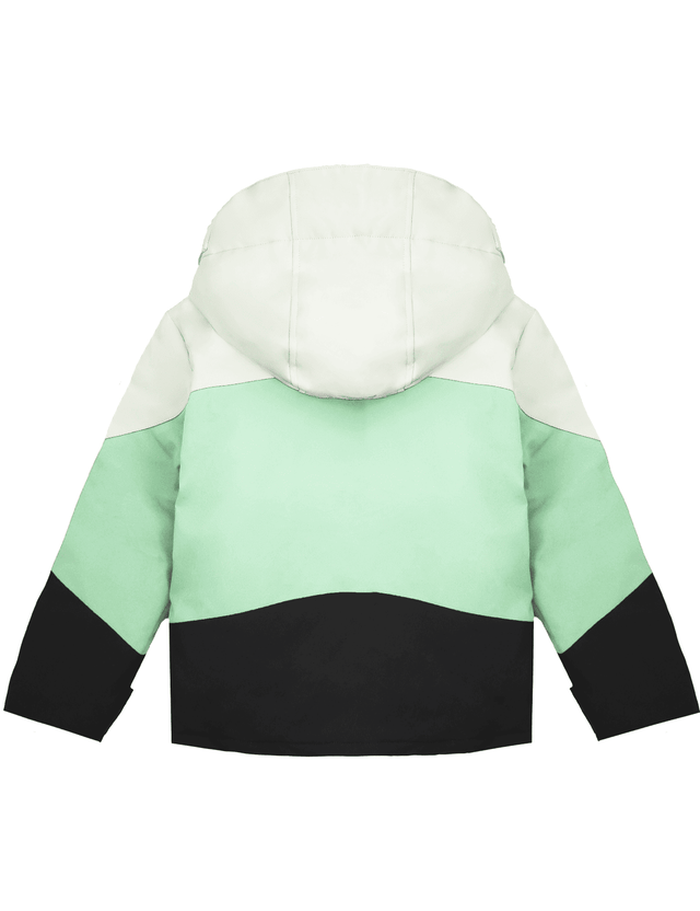 GEMYSE Girls Winter Coat Waterproof Windproof Girls Ski Jacket with Hood Kids Quilted Outerwear