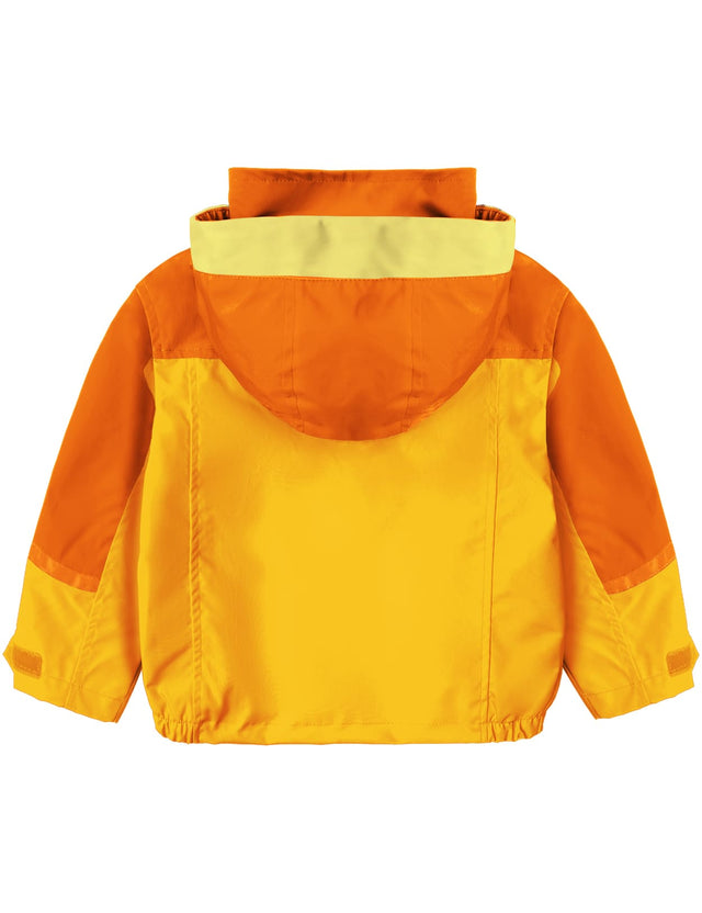 GEMYSE Toddler Rain Jacket Waterproof Hooded Lightweight Toddler Boys Kids Rain Coat Baby Jacket Outwear