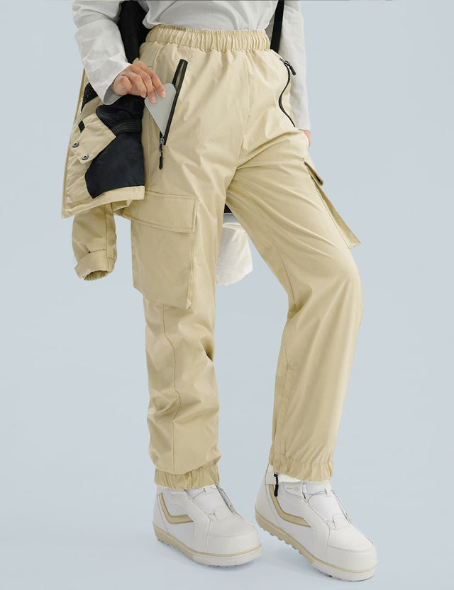 GEMYSE Women's Ski Snow Jackets and Pants Set Windproof Waterproof Snowsuit Warm Winter Snowboarding Insulated Coat