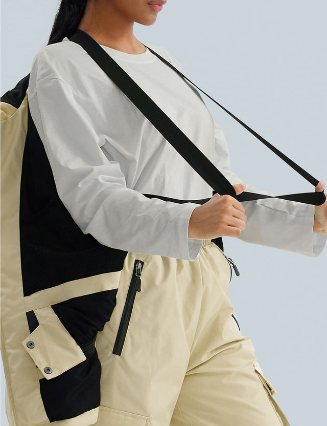 GEMYSE Women's Ski Snow Jackets and Pants Set Windproof Waterproof Snowsuit Warm Winter Snowboarding Insulated Coat