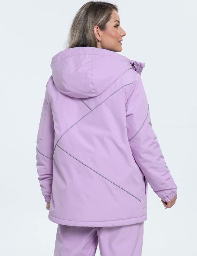 GEMYSE Women's Ski Snowsuit Waterproof Windproof Insulated Jacket and Pants Set