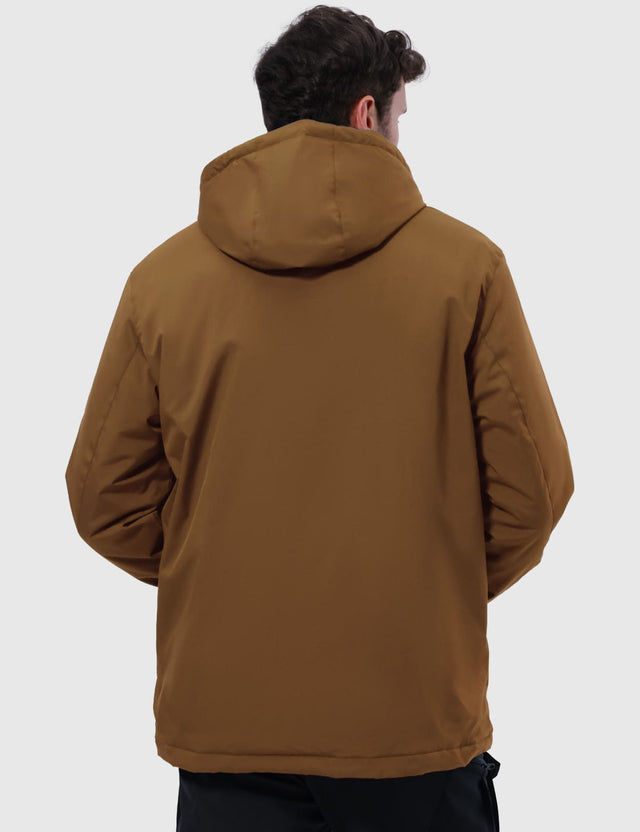 GEMYSE Men's Winter Ski Jacket Snow Coats Waterproof Snowboard Jacket Hooded insulated Windproof Parka With Multi-Pockets