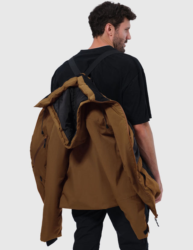 GEMYSE Men's Winter Ski Jacket Snow Coats Waterproof Snowboard Jacket Hooded insulated Windproof Parka With Multi-Pockets