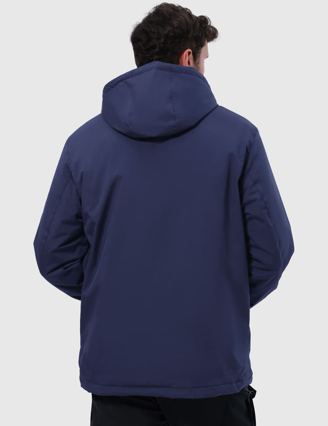 GEMYSE Men's Winter Ski Jacket Snow Coats Waterproof Snowboard Jacket Hooded insulated Windproof Parka With Multi-Pockets