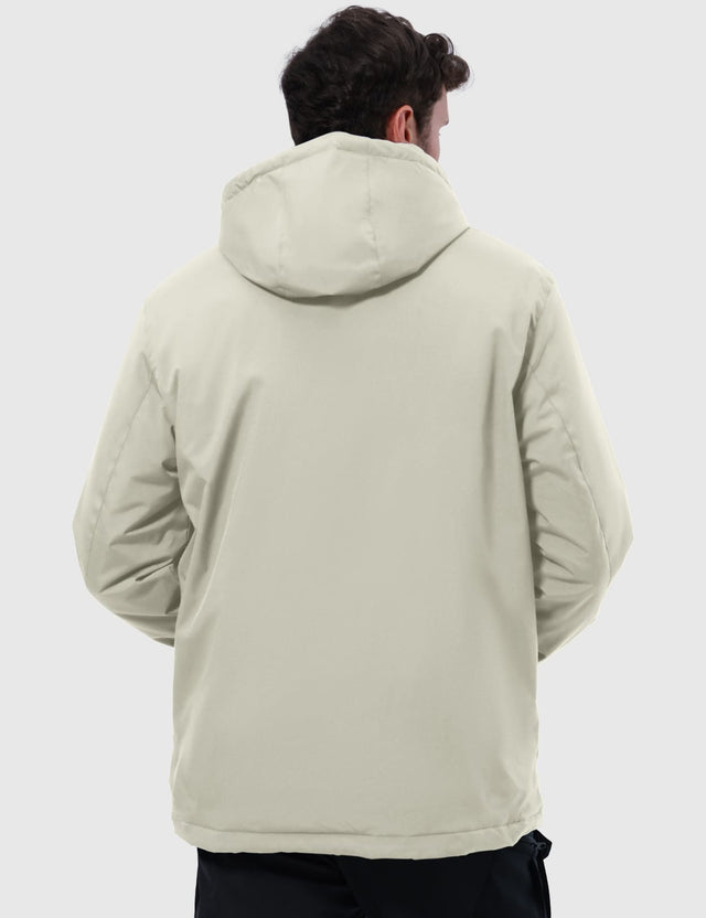 GEMYSE Men's Winter Ski Jacket Snow Coats Waterproof Snowboard Jacket Hooded insulated Windproof Parka With Multi-Pockets