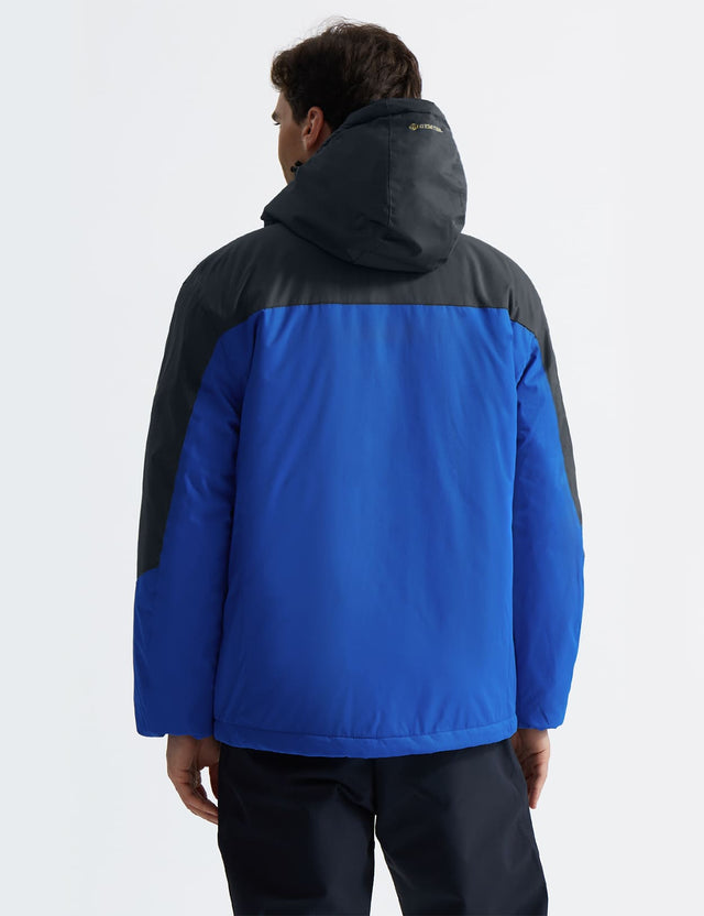 GEMYSE Men's Mountain Waterproof Ski Snow Jacket Winter Windproof Rain Jacket