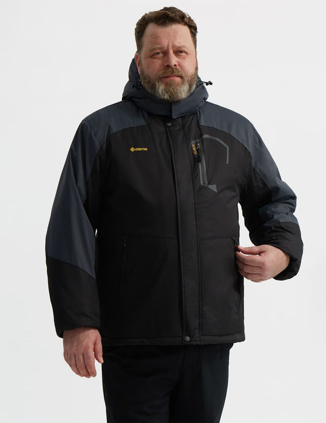 GEMYSE Men's Mountain Waterproof Ski Snow Jacket Winter Windproof Rain Jacket