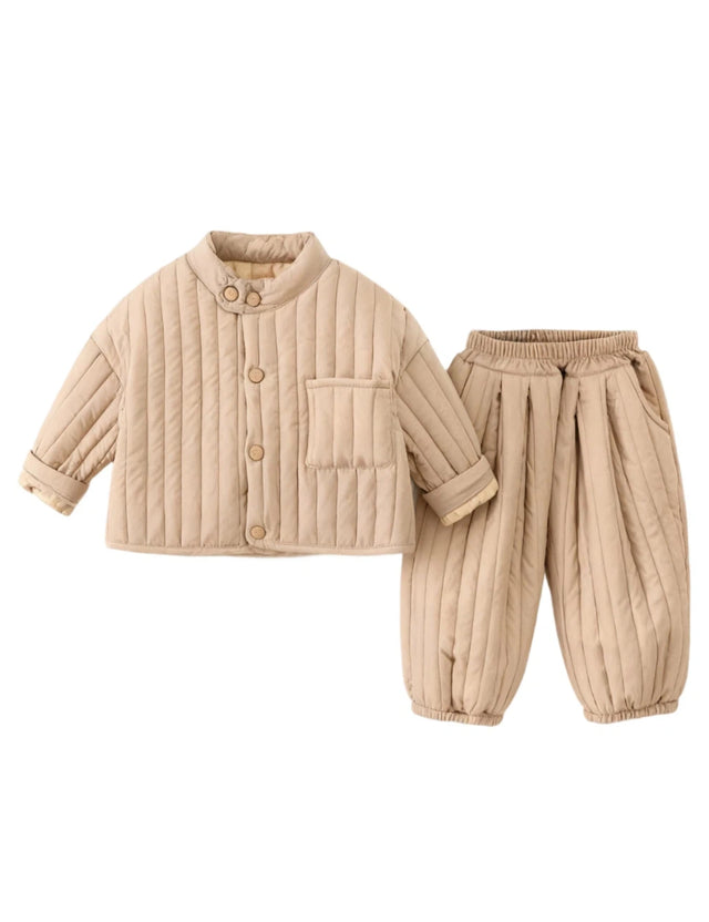 GEMYSE Toddler Clothes Sets 2-Piece: Coat + Pants Outfit for Baby Boys Girls, Fall Winter Toddler Girl Boy Clothing Set