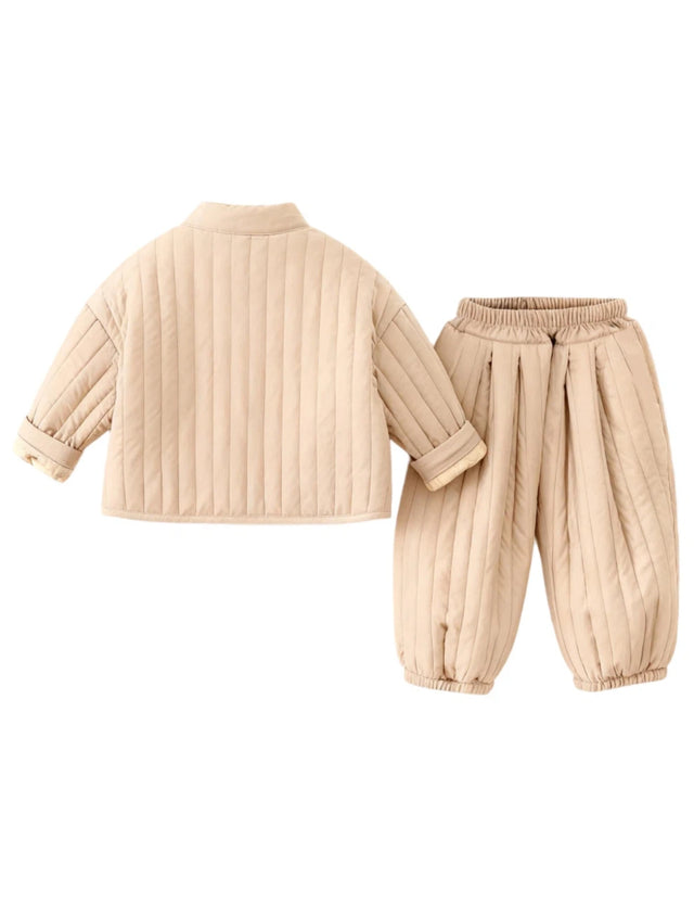 GEMYSE Toddler Clothes Sets 2-Piece: Coat + Pants Outfit for Baby Boys Girls, Fall Winter Toddler Girl Boy Clothing Set