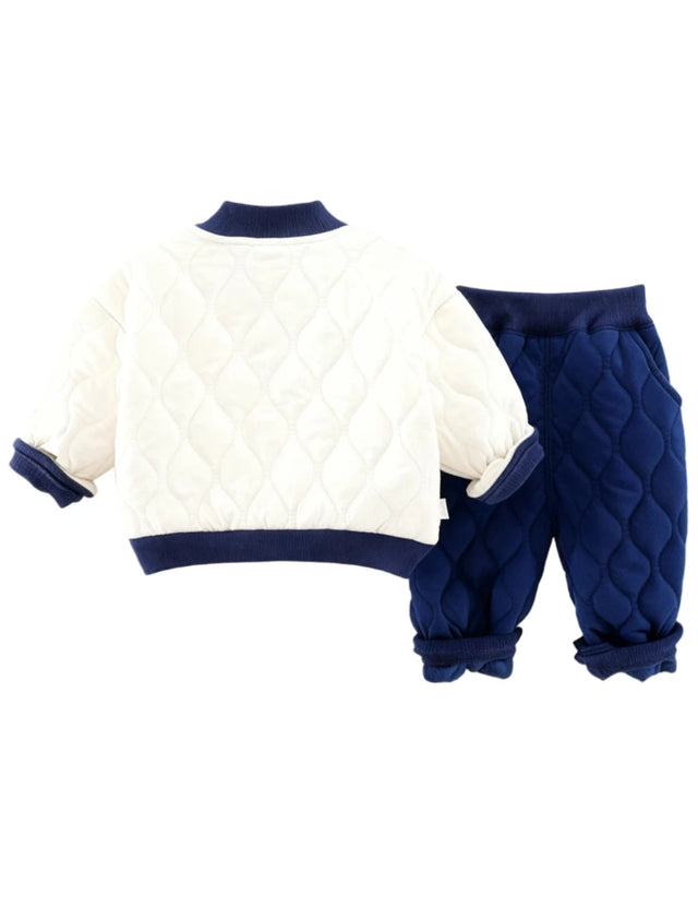 GEMYSE Toddler Clothes Sets 2-Piece: Coat + Pants Outfit for Baby Boys Girls, Fall Winter Toddler Girl Boy Clothing Set