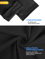 GEMYSE Men's Long Sleeve Shirts Sun Protection Athletic Breathable Moisture Wicking Rash Guard Shirt for Fishing Workout