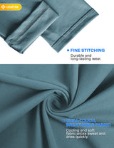 GEMYSE Men's Long Sleeve Shirts Sun Protection Athletic Breathable Moisture Wicking Rash Guard Shirt for Fishing Workout