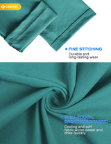 GEMYSE Men's Long Sleeve Shirts Sun Protection Athletic Breathable Moisture Wicking Rash Guard Shirt for Fishing Workout