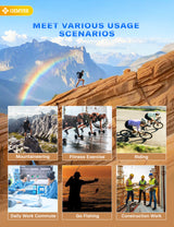 GEMYSE Sun Shirt UPF 50+ Men's Fishing Long Sleeve UV Protection Hoodie Hiking Rash Guard Athletic Running