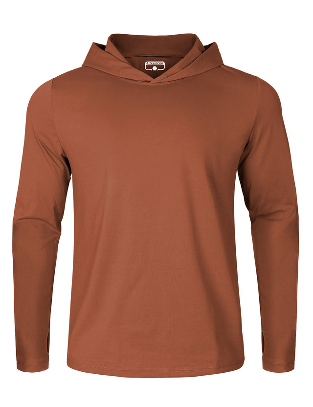 GEMYSE Sun Shirt UPF 50+ Men's Fishing Long Sleeve UV Protection Hoodie Hiking Rash Guard Athletic Running