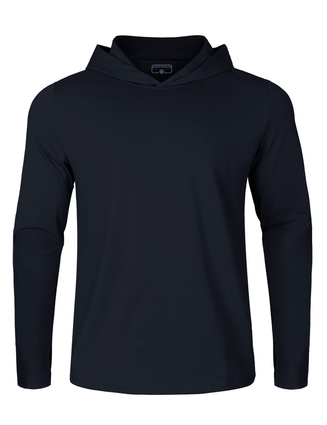 GEMYSE Sun Shirt UPF 50+ Men's Fishing Long Sleeve UV Protection Hoodie Hiking Rash Guard Athletic Running