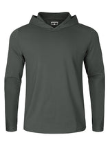 GEMYSE Sun Shirt UPF 50+ Men's Fishing Long Sleeve UV Protection Hoodie Hiking Rash Guard Athletic Running