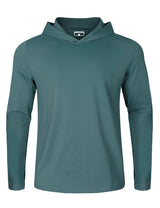 GEMYSE Sun Shirt UPF 50+ Men's Fishing Long Sleeve UV Protection Hoodie Hiking Rash Guard Athletic Running