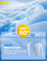 GEMYSE Women's 1/4 Zip Pullover Shirts Long Sleeve Workout Tops Quick Dry Casual Rash Guard Shirts