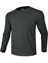 GEMYSE Men's Long Sleeve Shirts Sun Protection Athletic Breathable Moisture Wicking Rash Guard Shirt for Fishing Workout