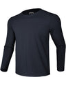 GEMYSE Men's Long Sleeve Shirts Sun Protection Athletic Breathable Moisture Wicking Rash Guard Shirt for Fishing Workout