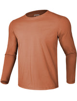 GEMYSE Men's Long Sleeve Shirts Sun Protection Athletic Breathable Moisture Wicking Rash Guard Shirt for Fishing Workout