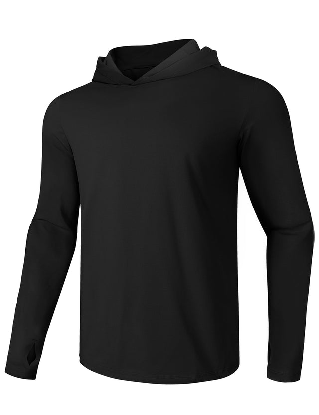 GEMYSE Sun Shirt UPF 50+ Men's Fishing Long Sleeve UV Protection Hoodie Hiking Rash Guard Athletic Running