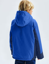 GEMYSE Boy's Waterproof Ski Snow Jacket Fleece Windproof