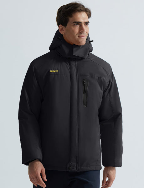 GEMYSE Men's Insulated Waterproof Ski Bib Overalls Winter