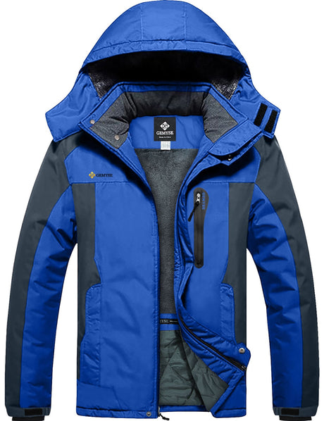 GEMYSE Men's Insulated Waterproof Ski Bib Overalls Winter