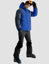 GEMYSE Men's Insulated Waterproof Ski Bib Overalls Winter