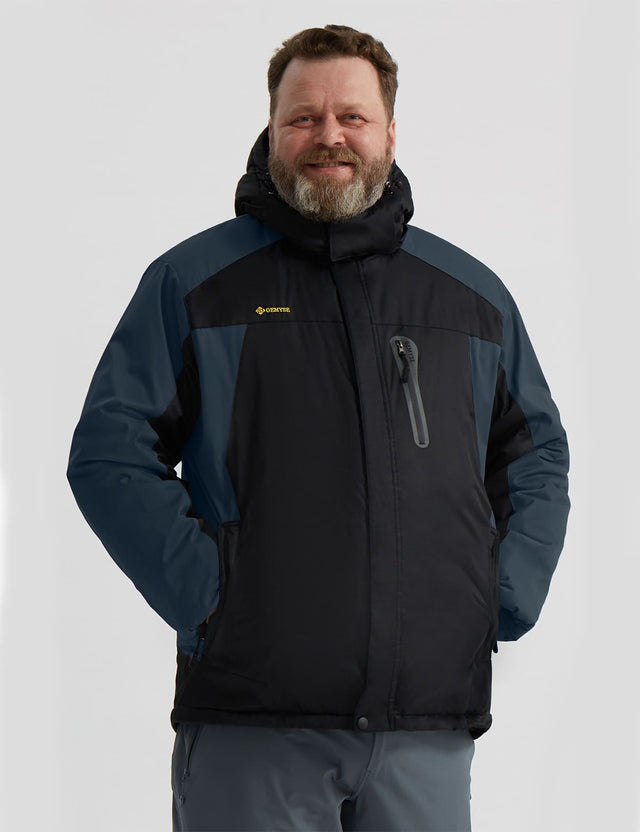 GEMYSE Men's Insulated Waterproof Ski Bib Overalls Winter