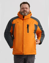GEMYSE Men's Insulated Waterproof Ski Bib Overalls Winter