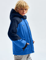 GEMYSE Boy's Waterproof Ski Snow Jacket Hooded Fleece