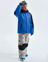 GEMYSE Boy's Waterproof Ski Snow Jacket Hooded Fleece