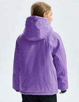 GEMYSE Girl's Waterproof Ski Snow Jacket Fleece Windproof