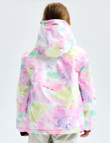 GEMYSE Girl's Waterproof Ski Snow Jacket Fleece Windproof