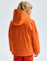 GEMYSE Boy's Waterproof Ski Snow Jacket Hooded Fleece