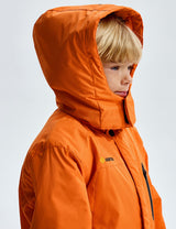 GEMYSE Boy's Waterproof Ski Snow Jacket Hooded Fleece