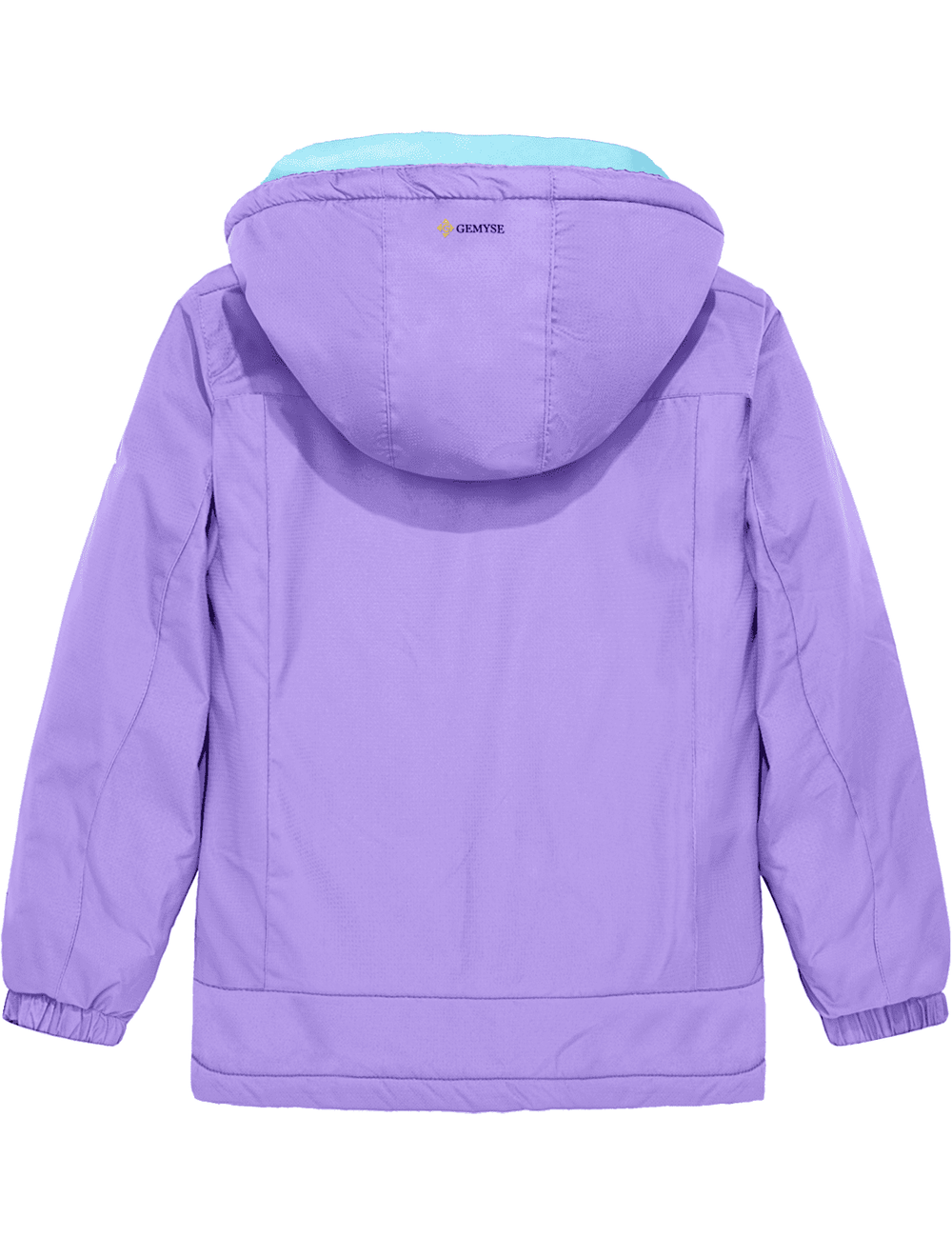 GEMYSE Girl's Waterproof Ski Snow Jacket Hooded Fleece Lined Windproof Winter Jacket