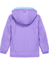 GEMYSE Girl's Waterproof Ski Snow Jacket Hooded Fleece