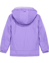 GEMYSE Girl's Waterproof Ski Snow Jacket Hooded Fleece