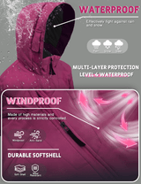 GEMYSE Girls Winter Jackets Waterproof Windpoof Ski Snow