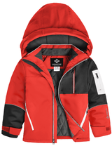 GEMYSE Boys Winter Coat Waterproof Windproof Ski Snow
