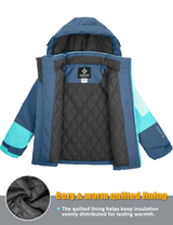 GEMYSE Boys Winter Coat Waterproof Windproof Ski Snow
