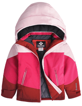 GEMYSE Girls Winter Coat Waterproof Windproof Ski Jacket